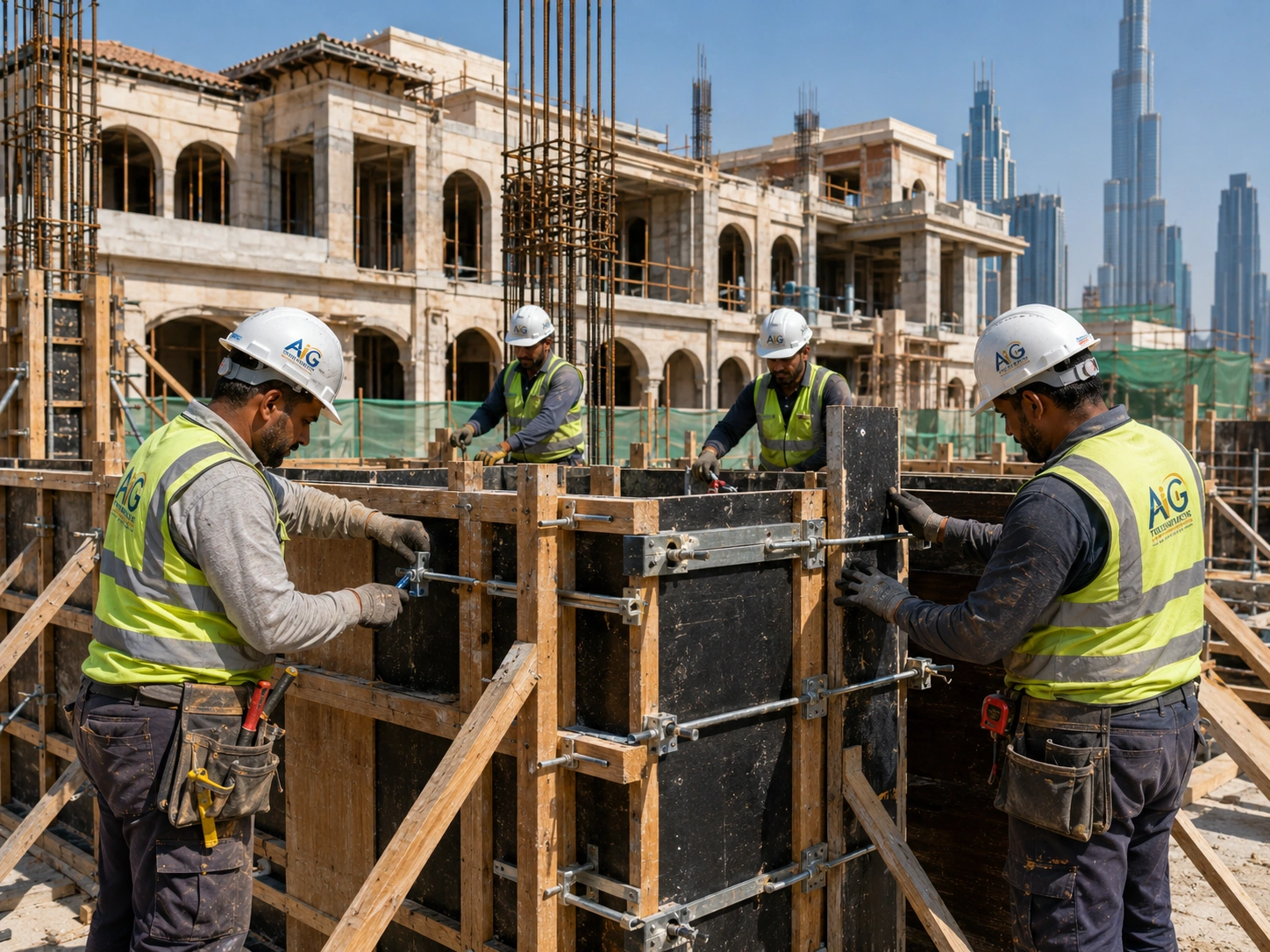 Slab deck formwork